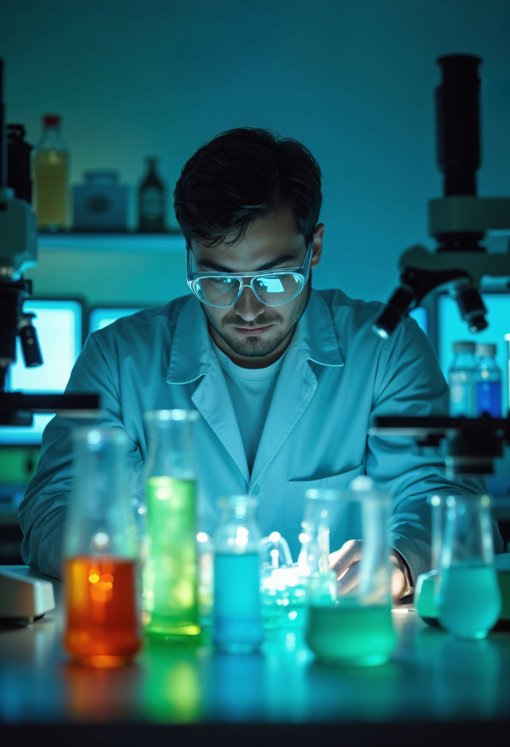 person doing their science job